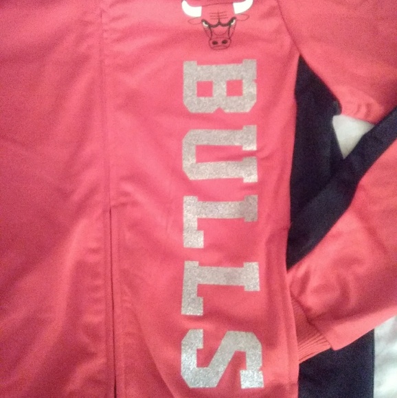 WOMENS M CHICAGO BULLS TRACK JACKET - Picture 2 of 4